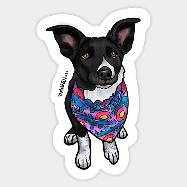 Annie Oakley - Dogs of Redstone, Colorado Sticker by mellierosetest